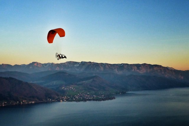 Sunset Flight at Home